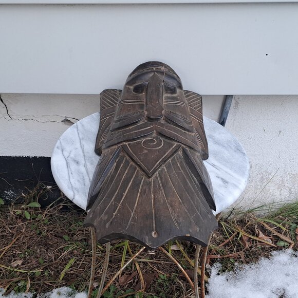 Indonesian Tribal Wall Mask - Picture 6 of 11